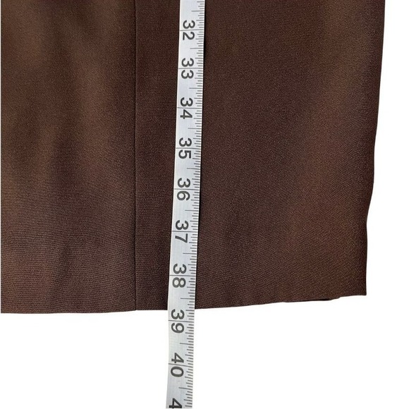 Vintage Sunny Choi Sheer Overlay Cocktail Dress Brown Size 14 (Fits Modern 8–10) - Picture 11 of 11